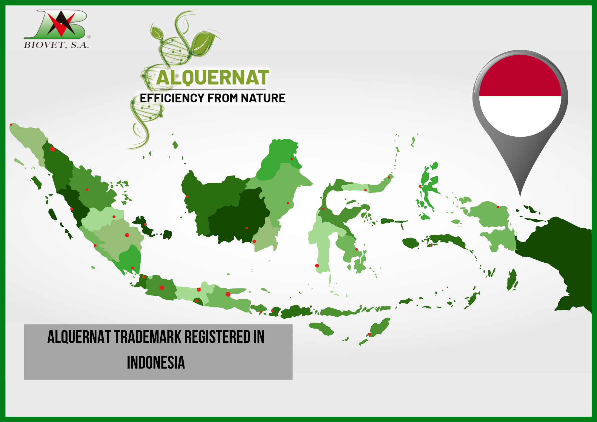 Alquernat trademark registered in Indonesia
