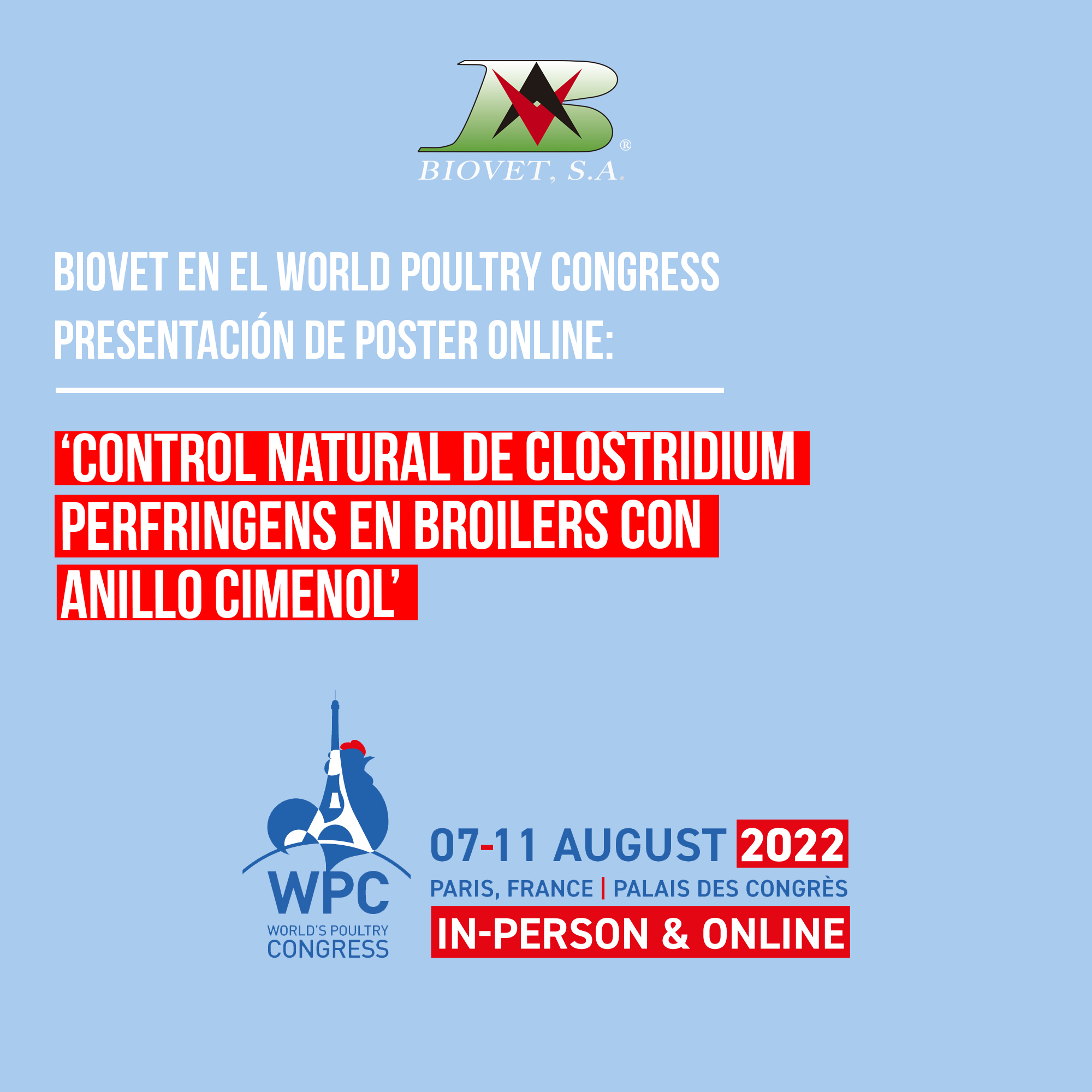 Biovet en el World Poultry Congress de París