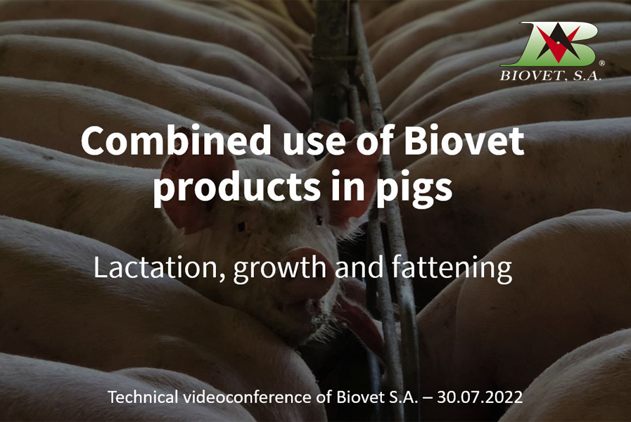 combined use of biovet products in pigs
