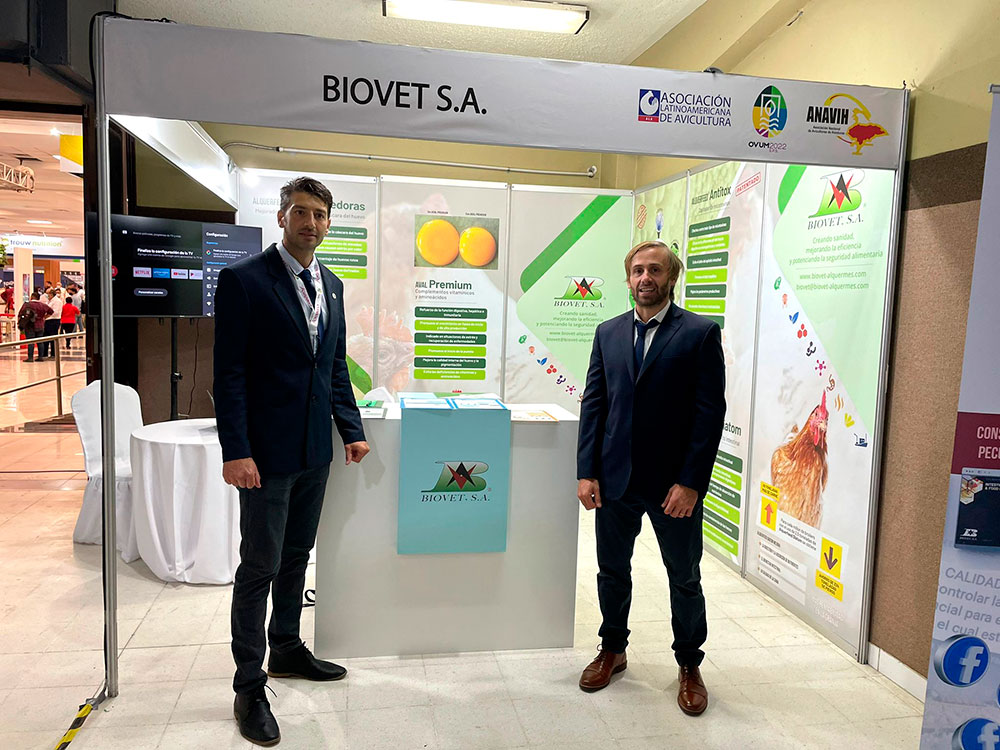 Biovet S.A. ha participado en el XXVII Congreso Latinoamericano de Avicultura (OVUM 2022)