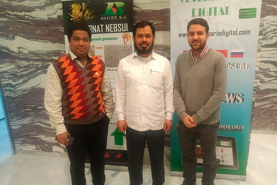 Visita del distribuidor de Bangladesh de Biovet a España