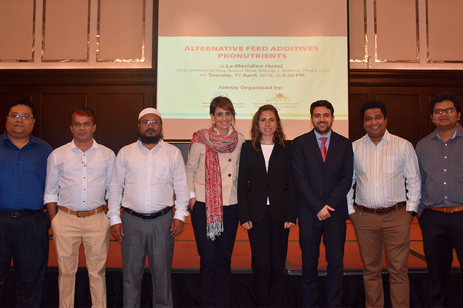 Biovet celebra el Seminario «Alternativas a los aditivos: Pronutrientes” en Dacca