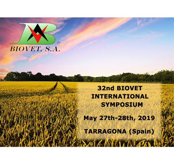 32nd Biovet International Symposium. May 27-28, Tarragona, Spain
