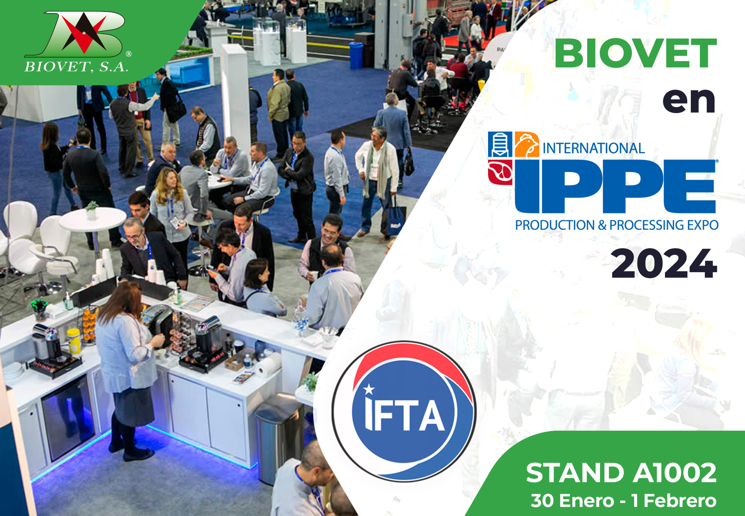 Biovet S.A. will participate in IPPE with its latest technologies and a scientific lecture