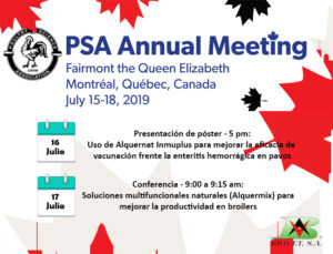 Biovet presentará ensayos de Alquernat Inmuplus y de la línea Alquermix en el PSA de Canadá