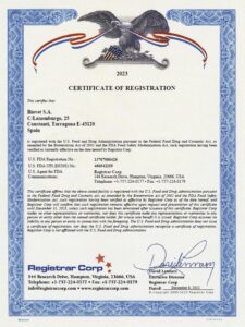 Biovet S.A. renews the Food and Drug Administration (FDA) certificate