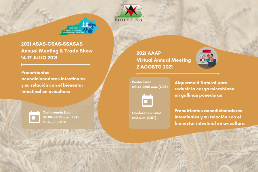 In July and August we will participate in the annual meeting of ASAS and AAAP