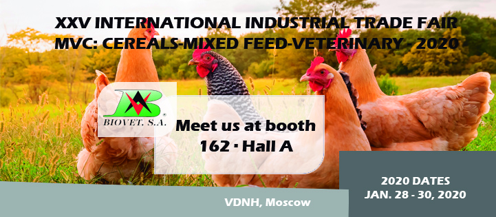 En enero estaremos en la ‘MVC: Cereals-Mixed Feeds-Veterinary Exhibition’ en Moscú