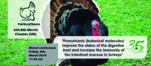 Biovet impartirá una conferencia sobre el uso de pronutrientes en pavos en el Turkey Times