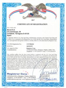 Biovet renews the certificate of the Food and Drug Administration