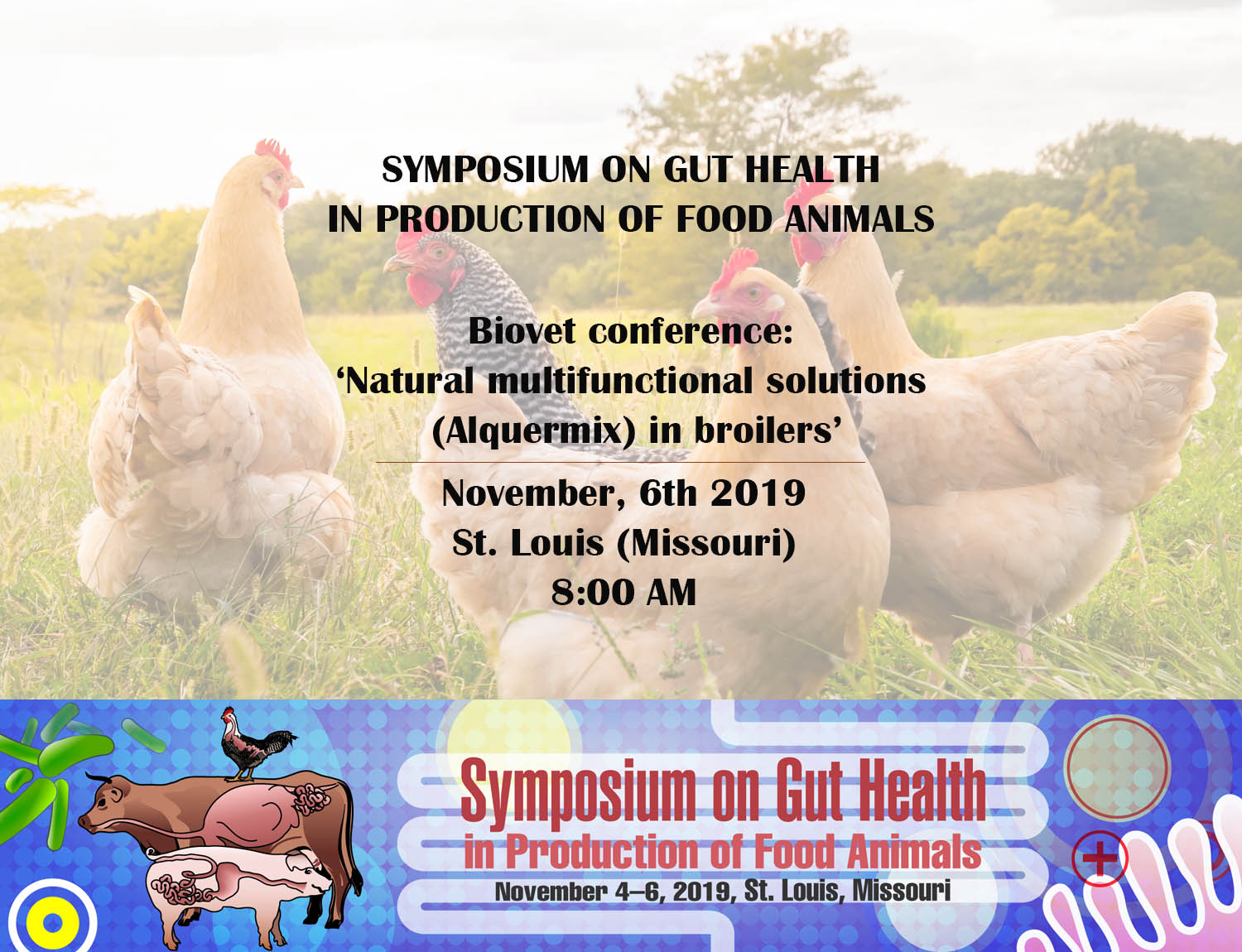 Conferencia sobre el multifuncional Alquermix en el Symposium on Gut Health