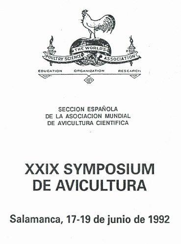 XXIX Symposium de Avicultura en Salamanca