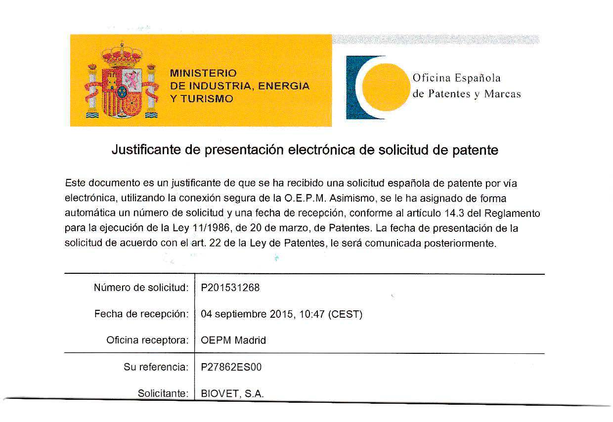 Biovet patent