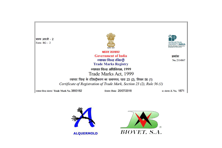 La línea de conservantes naturales Alquermold se registra en la India