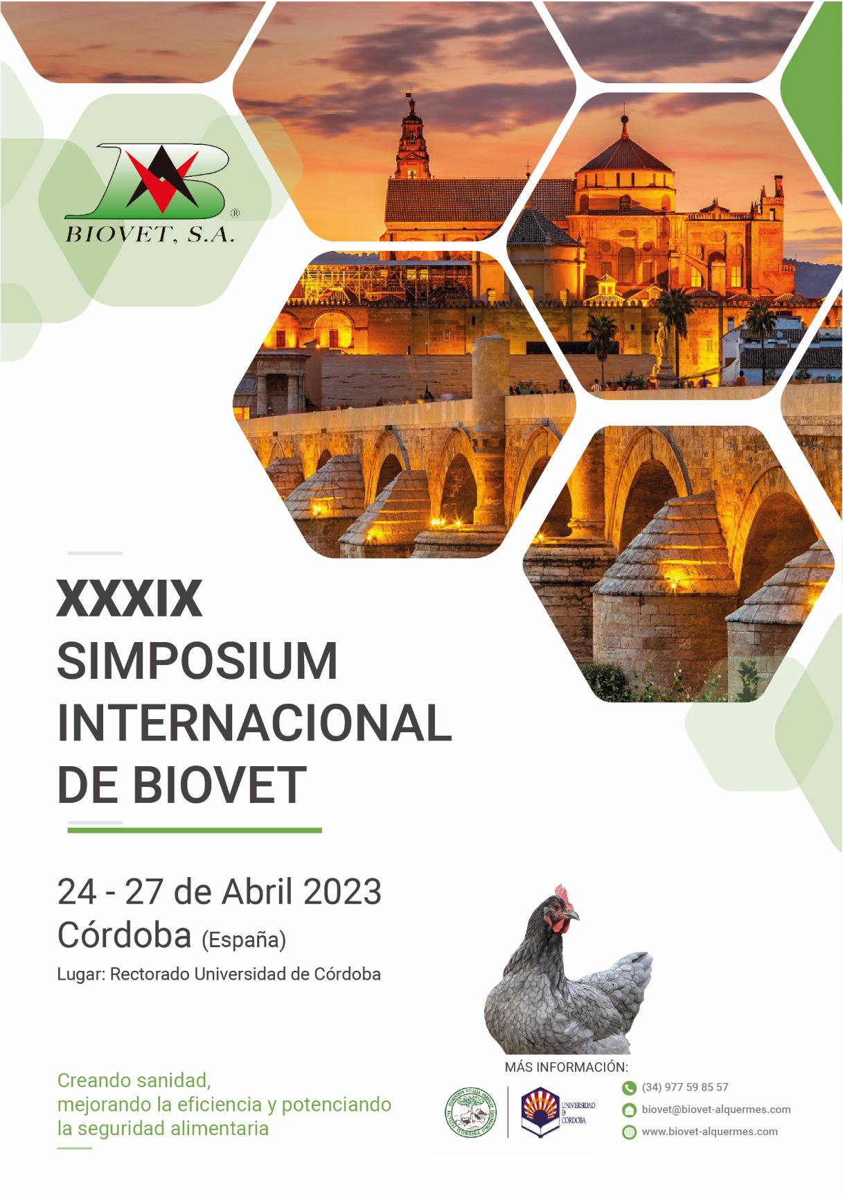 El XXXIX Simposium Internacional Biovet se organizará en Córdoba