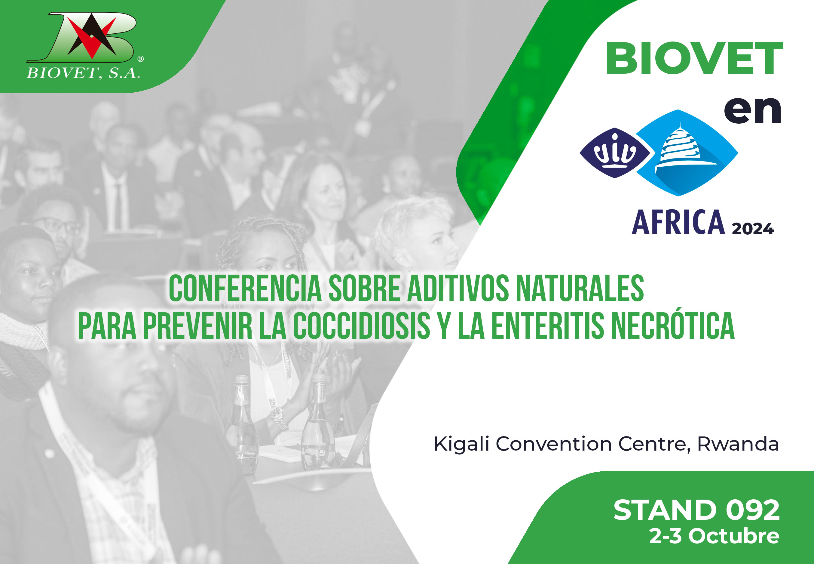 Conferencia sobre aditivos naturales Biovet para prevenir la coccidiosis y la enteritis necrótica