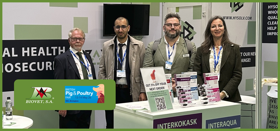 Salud intestinal, control ambiental y eficiencia productiva: el enfoque de Biovet S.A. en la British Pig & Poultry Fair